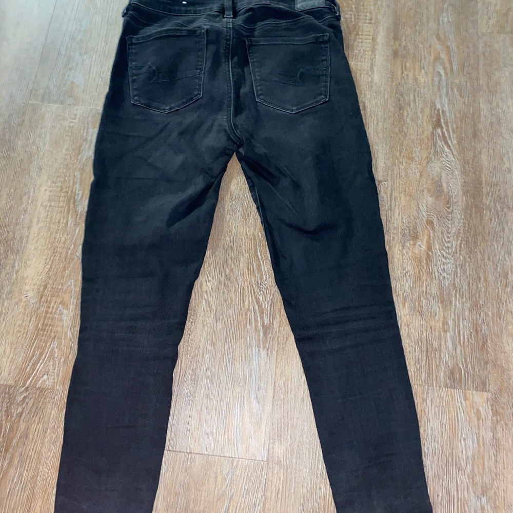 Black American eagle pants